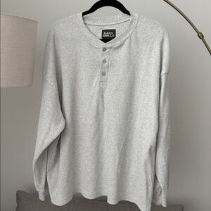 Daily Drills Gray Thermal Henley